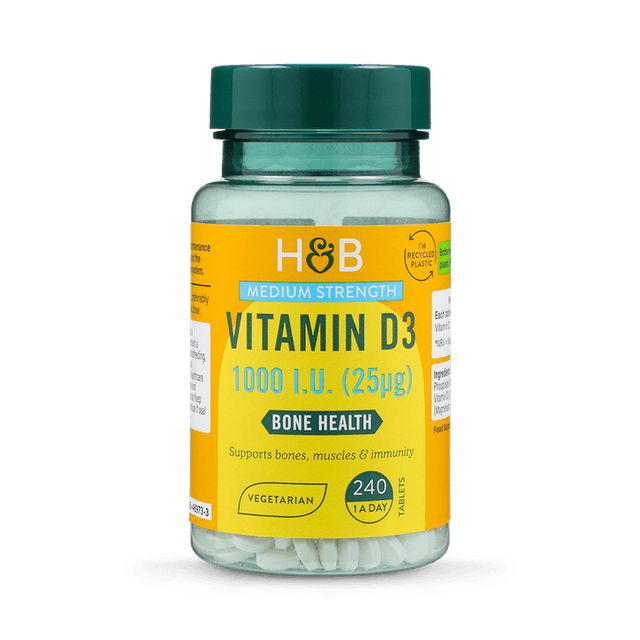 Holland & Barrett Vitamin D3 25ug 365 Tabs